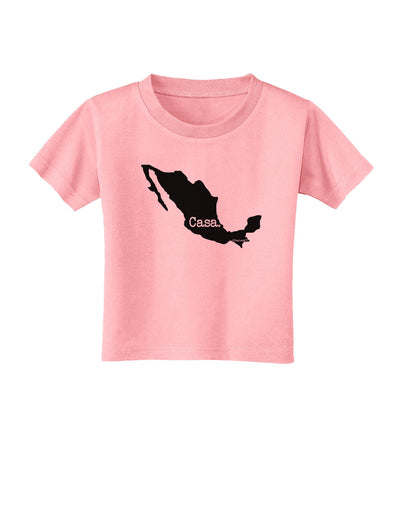 Mexico - Casa - Cinco De Mayo Toddler T-Shirt-Toddler T-Shirt-TooLoud-Candy-Pink-2T-Davson Sales