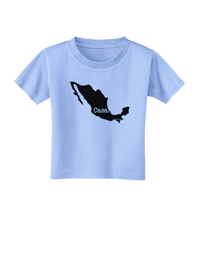 Mexico - Casa - Cinco De Mayo Toddler T-Shirt-Toddler T-Shirt-TooLoud-Aquatic-Blue-2T-Davson Sales