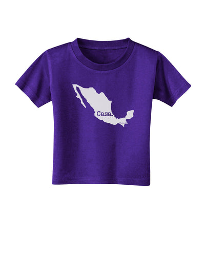 Mexico - Casa - Cinco De Mayo Toddler T-Shirt Dark-Toddler T-Shirt-TooLoud-Purple-2T-Davson Sales