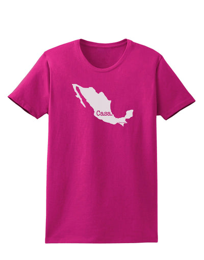 Mexico - Casa - Cinco De Mayo Womens Dark T-Shirt-TooLoud-Hot-Pink-Small-Davson Sales