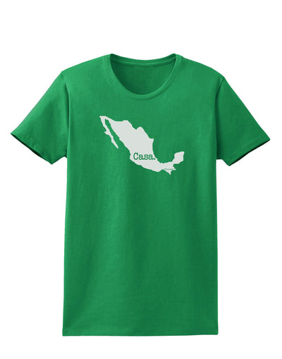 Mexico - Casa - Cinco De Mayo Womens Dark T-Shirt-TooLoud-Kelly-Green-X-Small-Davson Sales