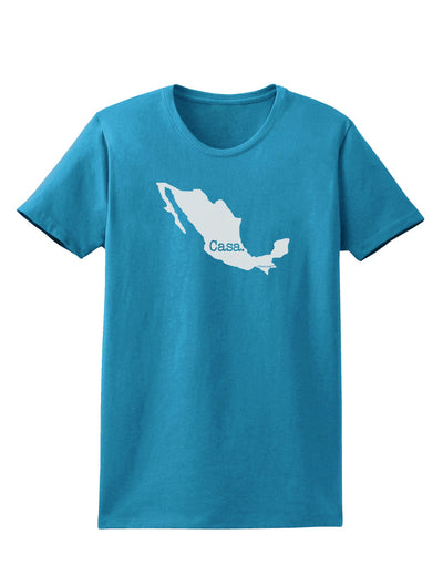 Mexico - Casa - Cinco De Mayo Womens Dark T-Shirt-TooLoud-Turquoise-X-Small-Davson Sales