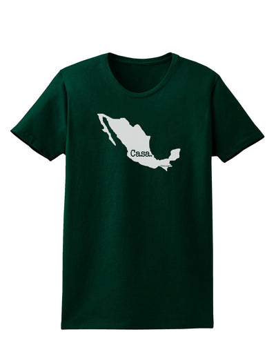 Mexico - Casa - Cinco De Mayo Womens Dark T-Shirt-TooLoud-Forest-Green-Small-Davson Sales