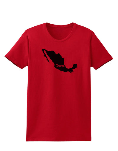 Mexico - Casa - Cinco De Mayo Womens T-Shirt-Womens T-Shirt-TooLoud-Red-X-Small-Davson Sales