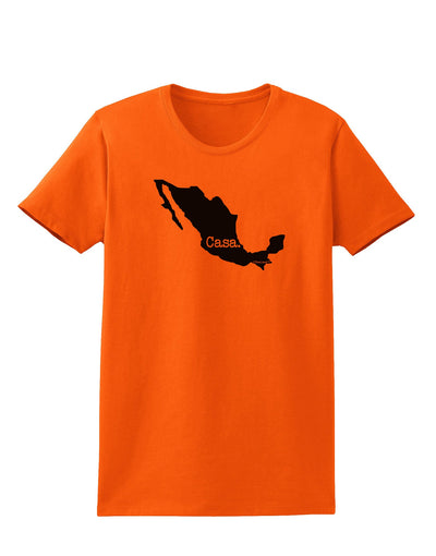 Mexico - Casa - Cinco De Mayo Womens T-Shirt-Womens T-Shirt-TooLoud-Orange-X-Small-Davson Sales