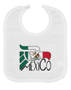 Mexico Eagle Symbol - Mexican Flag - Mexico Baby Bib by TooLoud