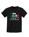 Mexico Eagle Symbol - Mexican Flag - Mexico Childrens Dark T-Shirt by TooLoud-Childrens T-Shirt-TooLoud-Black-X-Small-Davson Sales