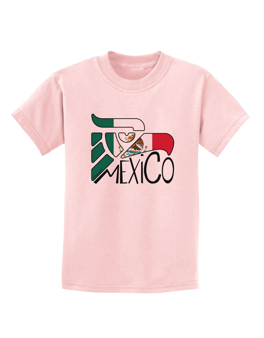 Mexico Eagle Symbol - Mexican Flag - Mexico Childrens T-Shirt by TooLoud-Childrens T-Shirt-TooLoud-White-X-Small-Davson Sales