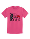 Mexico Eagle Symbol - Mexican Flag - Mexico Childrens T-Shirt by TooLoud-Childrens T-Shirt-TooLoud-Sangria-X-Small-Davson Sales