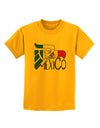 Mexico Eagle Symbol - Mexican Flag - Mexico Childrens T-Shirt by TooLoud-Childrens T-Shirt-TooLoud-Gold-X-Small-Davson Sales