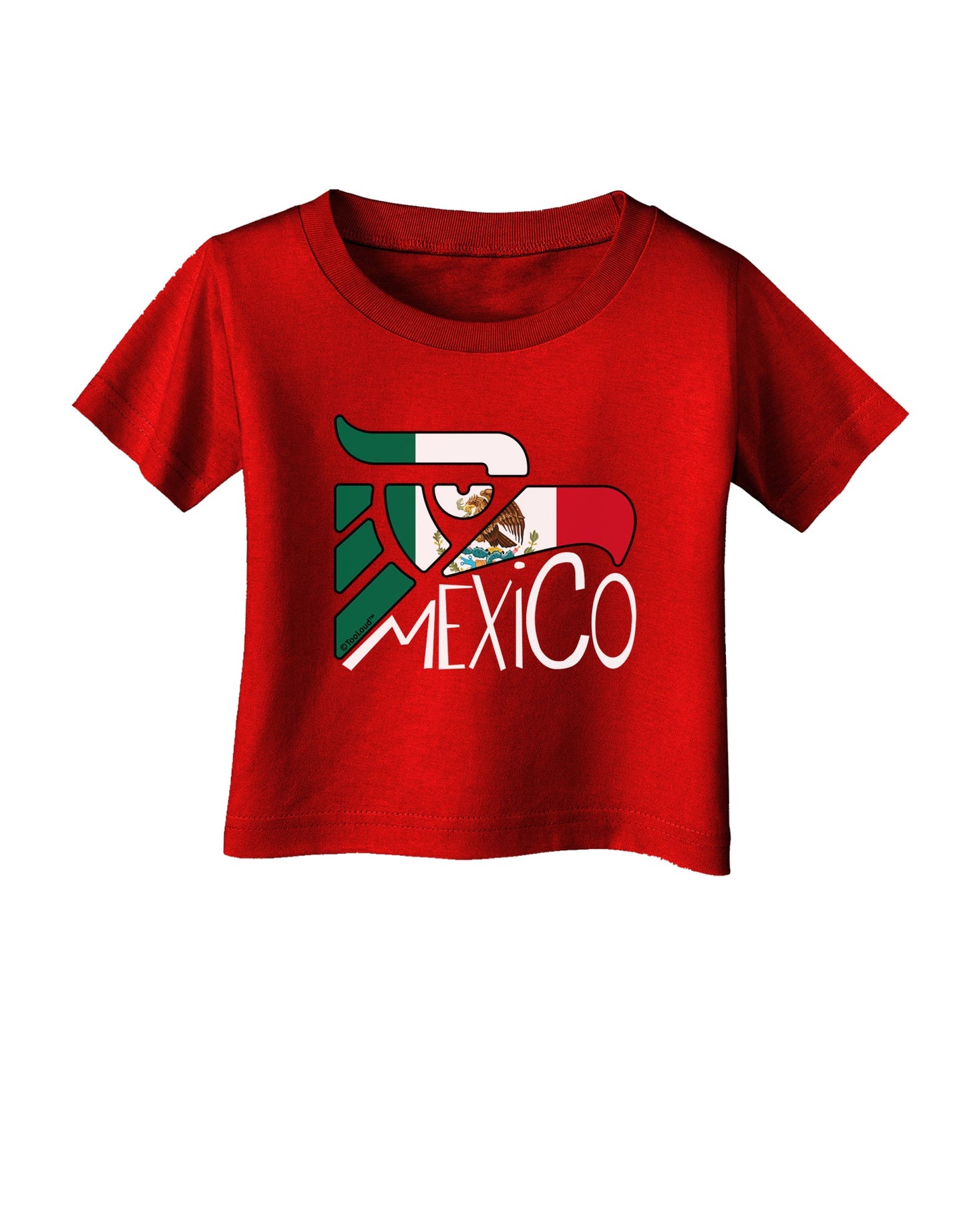 Mexico Eagle Symbol - Mexican Flag - Mexico Infant T-Shirt Dark by TooLoud-Infant T-Shirt-TooLoud-Red-06-Months-Davson Sales
