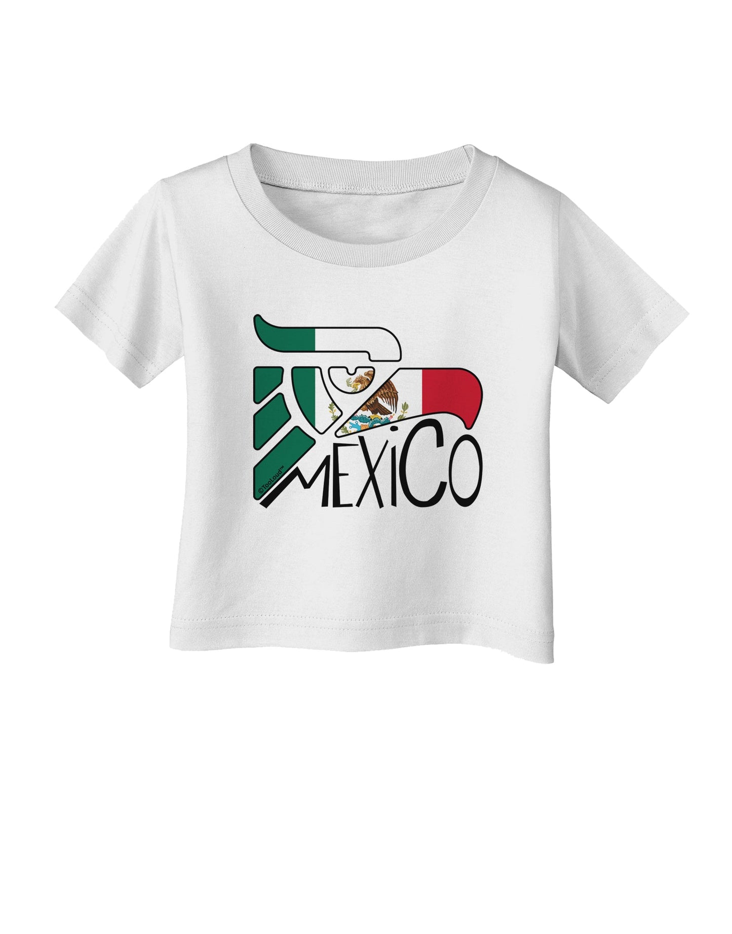 Mexico Eagle Symbol - Mexican Flag - Mexico Infant T-Shirt by TooLoud-Infant T-Shirt-TooLoud-White-06-Months-Davson Sales