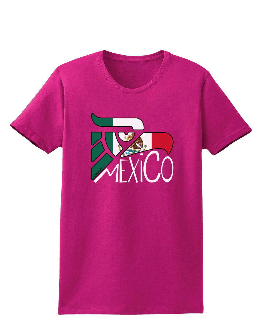 Mexico Eagle Symbol - Mexican Flag - Mexico Womens Dark T-Shirt by TooLoud-Womens T-Shirt-TooLoud-Black-X-Small-Davson Sales