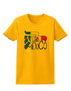 Mexico Eagle Symbol - Mexican Flag - Mexico Womens T-Shirt by TooLoud-Womens T-Shirt-TooLoud-Gold-X-Small-Davson Sales