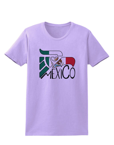 Mexico Eagle Symbol - Mexican Flag - Mexico Womens T-Shirt by TooLoud-Womens T-Shirt-TooLoud-Lavender-X-Small-Davson Sales