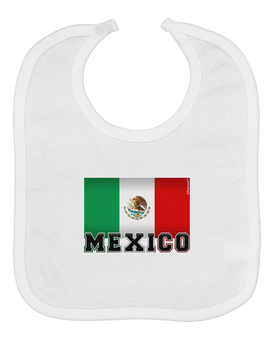 Mexico Flag Baby Bib