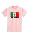 Mexico Flag Childrens T-Shirt-Childrens T-Shirt-TooLoud-PalePink-X-Small-Davson Sales