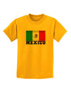 Mexico Flag Childrens T-Shirt-Childrens T-Shirt-TooLoud-Gold-X-Small-Davson Sales