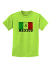 Mexico Flag Childrens T-Shirt-Childrens T-Shirt-TooLoud-Lime-Green-X-Small-Davson Sales