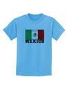 Mexico Flag Childrens T-Shirt-Childrens T-Shirt-TooLoud-Aquatic-Blue-X-Small-Davson Sales