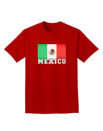 Mexico Flag Dark Adult Dark T-Shirt-Mens T-Shirt-TooLoud-Red-Small-Davson Sales