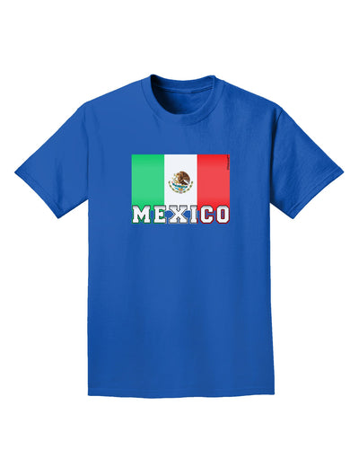 Mexico Flag Dark Adult Dark T-Shirt-Mens T-Shirt-TooLoud-Royal-Blue-Small-Davson Sales