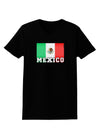 Mexico Flag Dark Womens Dark T-Shirt-TooLoud-Black-X-Small-Davson Sales