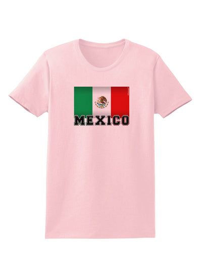 Mexico Flag Womens T-Shirt-Womens T-Shirt-TooLoud-PalePink-X-Small-Davson Sales