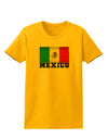 Mexico Flag Womens T-Shirt-Womens T-Shirt-TooLoud-Gold-X-Small-Davson Sales