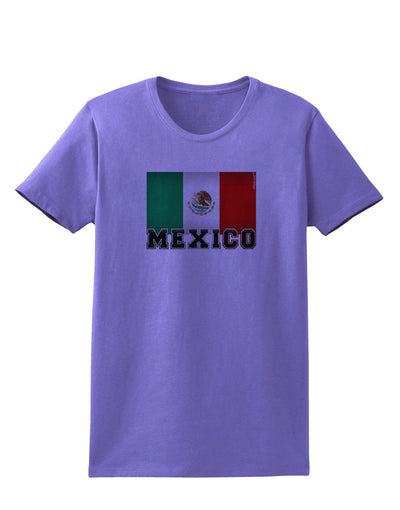 Mexico Flag Womens T-Shirt-Womens T-Shirt-TooLoud-Violet-X-Small-Davson Sales