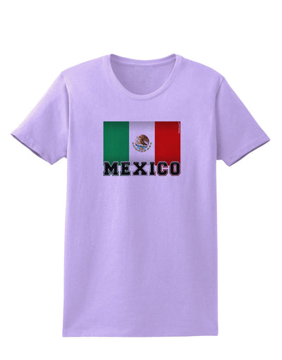 Mexico Flag Womens T-Shirt-Womens T-Shirt-TooLoud-Lavender-X-Small-Davson Sales