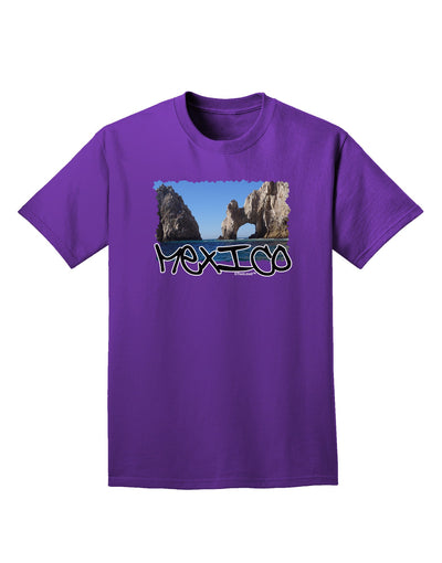 Mexico - Islands Cut-out Adult Dark T-Shirt-Mens T-Shirt-TooLoud-Purple-Small-Davson Sales