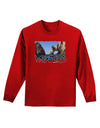 Mexico - Islands Cut-out Adult Long Sleeve Dark T-Shirt-TooLoud-Red-Small-Davson Sales