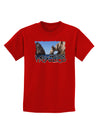 Mexico - Islands Cut-out Childrens Dark T-Shirt-Childrens T-Shirt-TooLoud-Red-X-Small-Davson Sales