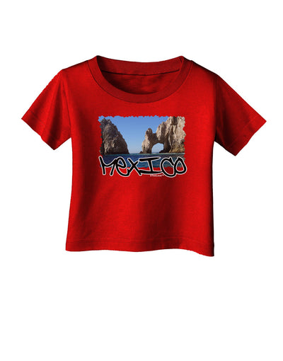 Mexico - Islands Cut-out Infant T-Shirt Dark-Infant T-Shirt-TooLoud-Red-06-Months-Davson Sales