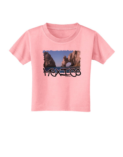 Mexico - Islands Cut-out Toddler T-Shirt-Toddler T-Shirt-TooLoud-Candy-Pink-2T-Davson Sales
