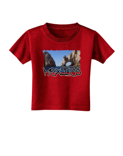 Mexico - Islands Cut-out Toddler T-Shirt Dark-Toddler T-Shirt-TooLoud-Red-2T-Davson Sales