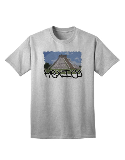 Mexico - Mayan Temple Cut-out Adult T-Shirt-unisex t-shirt-TooLoud-AshGray-Small-Davson Sales