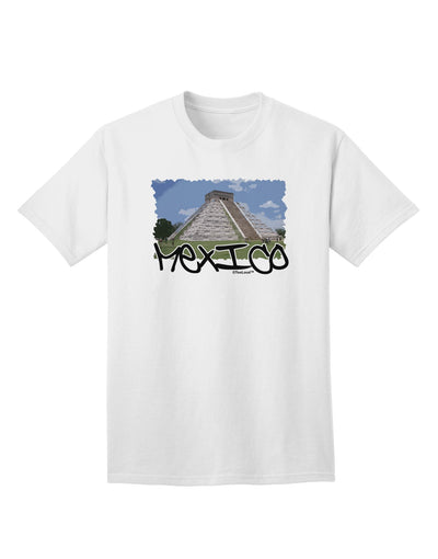 Mexico - Mayan Temple Cut-out Adult T-Shirt-unisex t-shirt-TooLoud-White-Small-Davson Sales