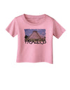 Mexico - Mayan Temple Cut-out Infant T-Shirt-Infant T-Shirt-TooLoud-Candy-Pink-06-Months-Davson Sales