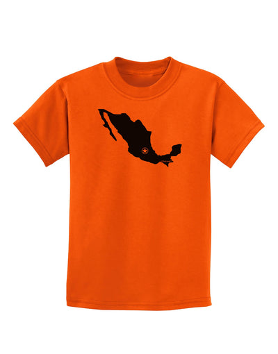 Mexico - Mexico City Star Childrens T-Shirt-Childrens T-Shirt-TooLoud-Orange-X-Small-Davson Sales