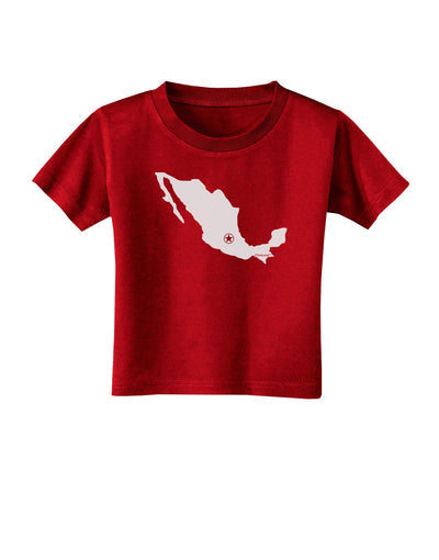 Mexico - Mexico City Star Toddler T-Shirt Dark-Toddler T-Shirt-TooLoud-Red-2T-Davson Sales