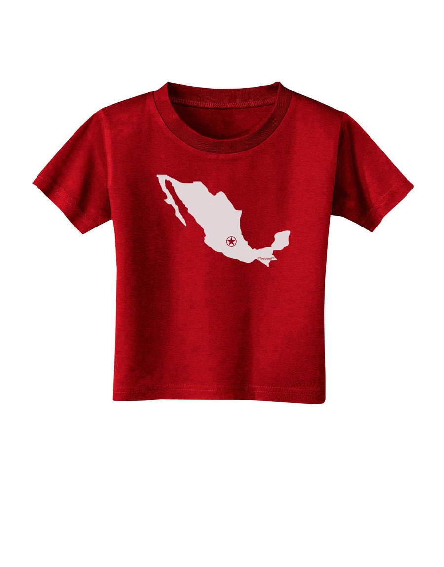 Mexico - Mexico City Star Toddler T-Shirt Dark-Toddler T-Shirt-TooLoud-Black-2T-Davson Sales