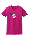 Mexico Outline - Mexican Flag Womens Dark T-Shirt by TooLoud-Womens T-Shirt-TooLoud-Hot-Pink-Small-Davson Sales