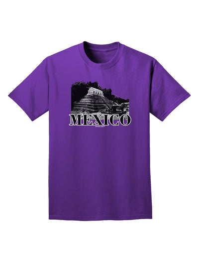 Mexico - Temple No 2 Adult Dark T-Shirt-Mens T-Shirt-TooLoud-Purple-Small-Davson Sales