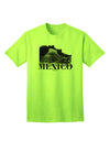 Mexico - Temple No 2 Adult T-Shirt-unisex t-shirt-TooLoud-Neon-Green-Small-Davson Sales