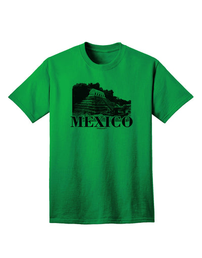 Mexico - Temple No 2 Adult T-Shirt-unisex t-shirt-TooLoud-Kelly-Green-Small-Davson Sales