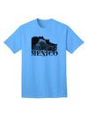 Mexico - Temple No 2 Adult T-Shirt-unisex t-shirt-TooLoud-Aquatic-Blue-Small-Davson Sales