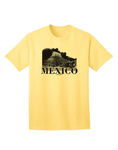 Mexico - Temple No 2 Adult T-Shirt-unisex t-shirt-TooLoud-Yellow-Small-Davson Sales