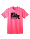 Mexico - Temple No 2 Adult T-Shirt-unisex t-shirt-TooLoud-Neon-Pink-Small-Davson Sales